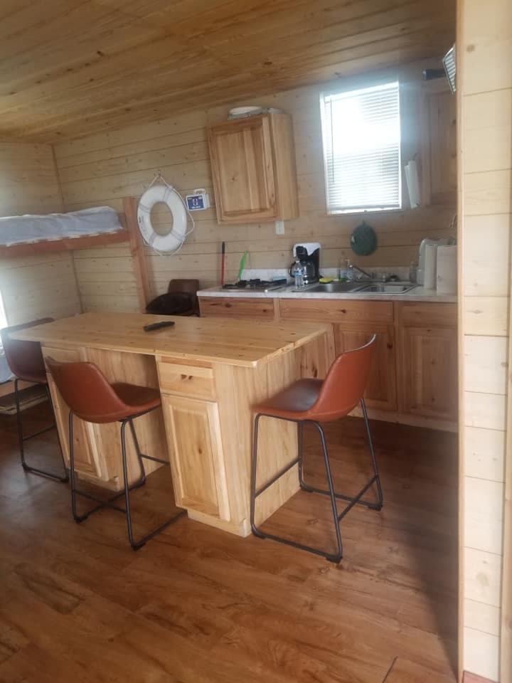 Dawg House Inside 1 from Baffin Cabins