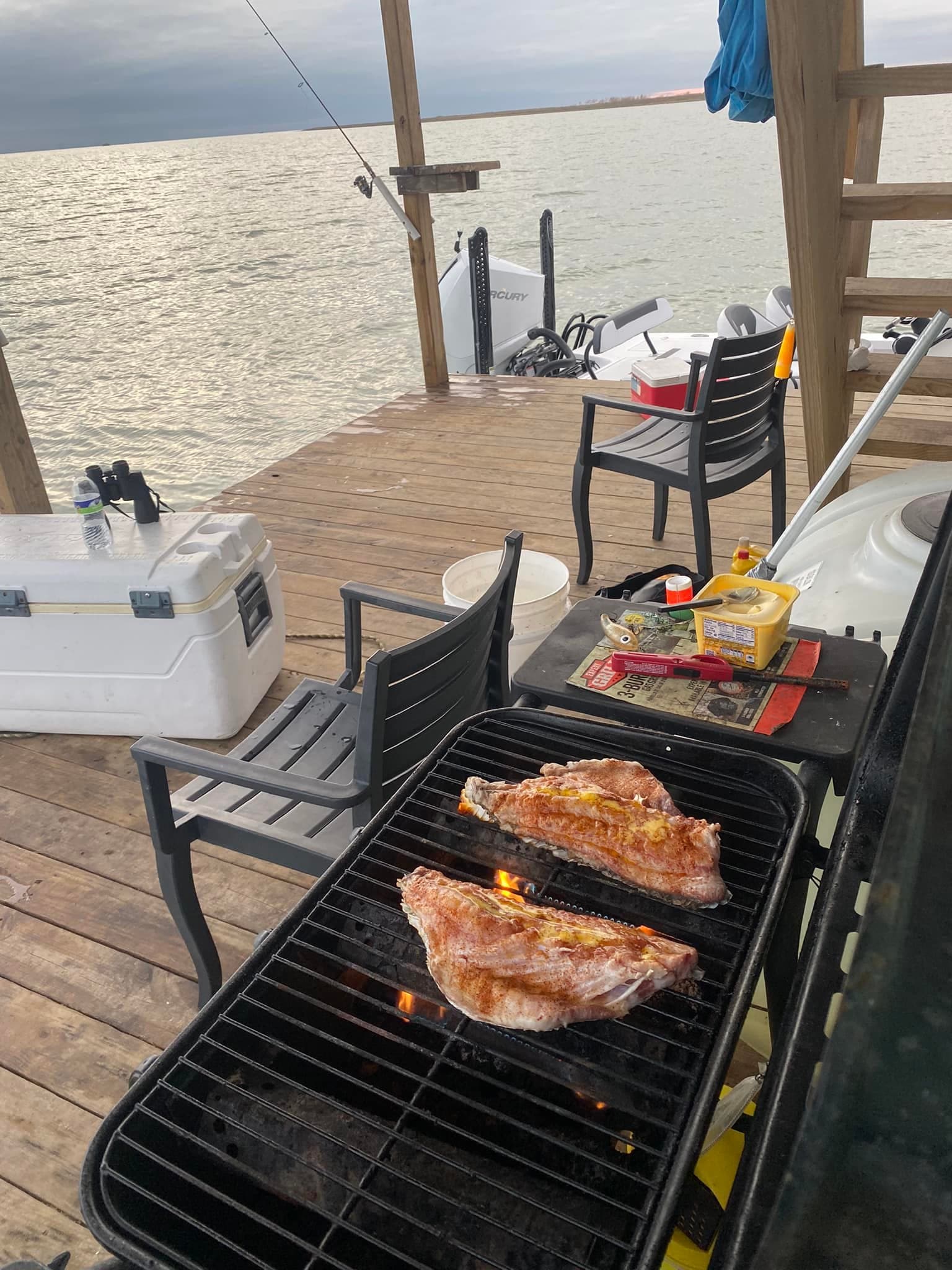 Summer House Front Porch Bbq from Baffin Cabins