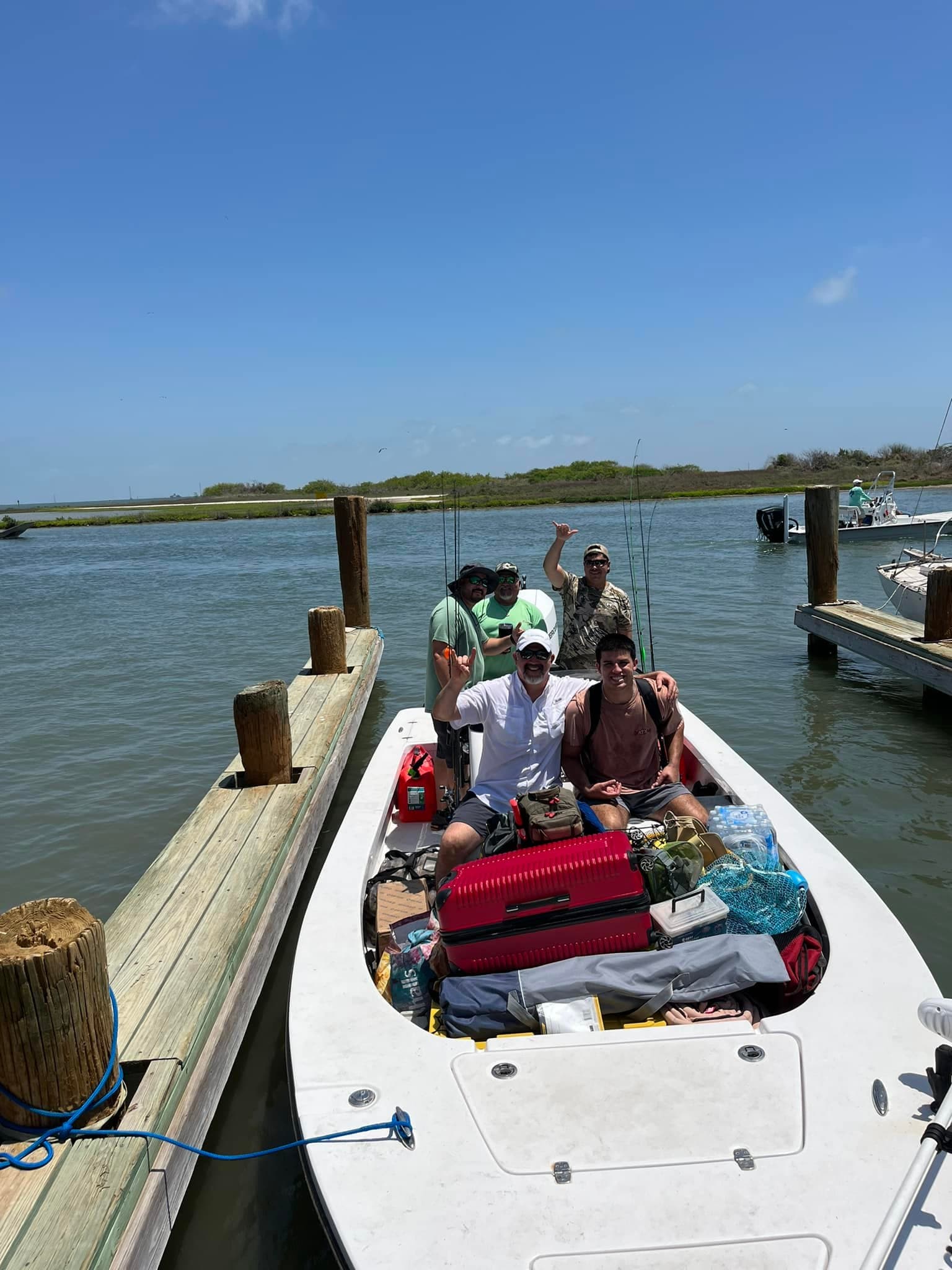 Boat transportation to a Baffin Cabins floating cabin